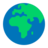 Earth Globe Europa-Africa