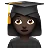 Woman Student: Dark Skin Tone