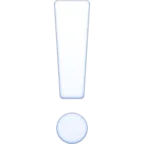White Exclamation Mark
