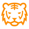 虎脸 Emoji 🐯 image - Docomo style