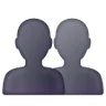 Poitrines en silhouette Emoji 👥 image - Samsung style