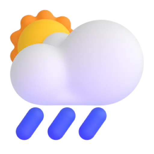 雨云后的白色太阳