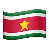 Flag: Suriname Emoji 🇸🇷 image - Apple style
