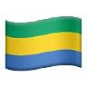 Flag: Gabon Emoji 🇬🇦 image - Apple style