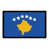 Flag: Kosovo Emoji 🇽🇰 image - OpenMoji style