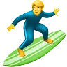 Man Surfing Emoji 🏄‍♂️ image - Apple style