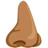 Nose: Medium Skin Tone Emoji 👃🏽 image - Facebook Messenger (2016) style