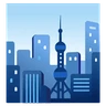 도시 Emoji 🏙 image - Huawei Harmony OS style