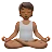 Person In Lotus Position: Medium-Dark Skin Tone