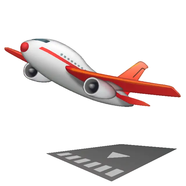 Salida del avión