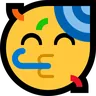 Partying Face Emoji 🥳 image - Microsoft Windows 10 Segoe UI Emoji style