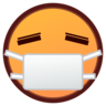 Gesicht mit medizinischer Maske Emoji 😷 image - Emojidex style