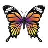 蝴蝶 Emoji 🦋 image - Huawei Harmony OS style