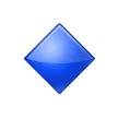 Pequeno diamante azul