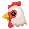 Poulet Emoji 🐔 image - Huawei Harmony OS style