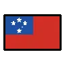 Flag: Samoa Emoji 🇼🇸 image - OpenMoji style