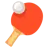 Tenis de mesa paleta y pelota