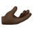 Palm Up Hand: Dark Skin Tone