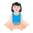 Woman In Lotus Position: Light Skin Tone