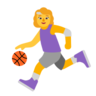 Woman Bouncing Ball Emoji ⛹️‍♀️ image - Microsoft Classic 2D style