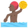 Person Playing Water Polo: Dark Skin Tone Emoji 🤽🏿 image - EmojiTwo style