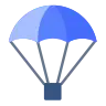 Эмодзи Парашют 🪂 image - Tossface style