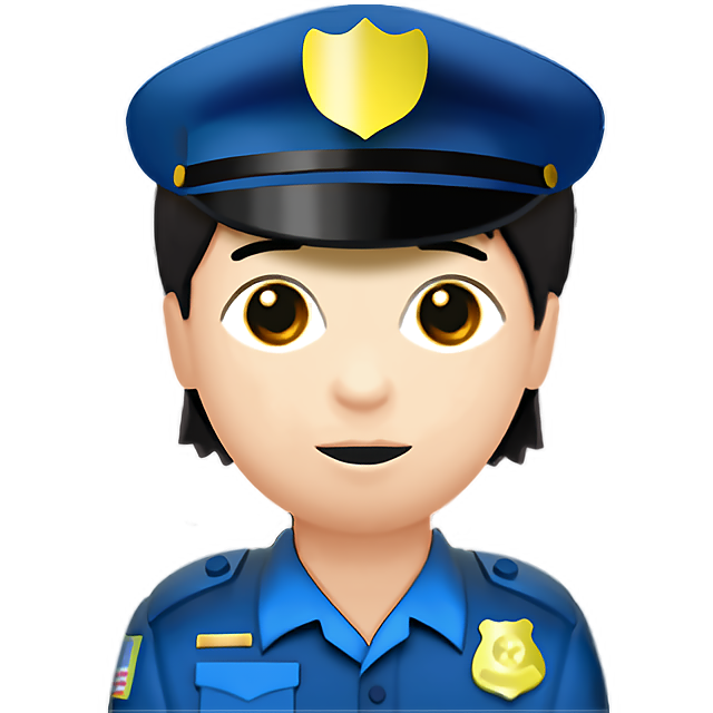 Police Officer: Light Skin Tone