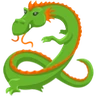 Emoji Sárkány 🐉 image - Facebook Messenger (2016) style