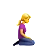 Woman Kneeling Facing Right