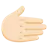 Rightwards Hand: Light Skin Tone