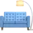 沙发和立灯