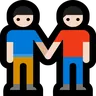 Men Holding Hands: Light Skin Tone Emoji 👬🏻 image - Microsoft Windows 10 Segoe UI Emoji style