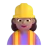 Woman Construction Worker: Medium Skin Tone