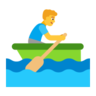 Man Rowing Boat Emoji 🚣‍♂️ image - Microsoft Classic 2D style