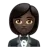 Woman In Tuxedo: Dark Skin Tone