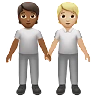 People Holding Hands: Medium-Dark Skin Tone, Medium-Light Skin Tone Emoji 🧑🏾‍🤝‍🧑🏼 image - Apple style