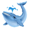 喷出鲸鱼 Emoji 🐳 image - Huawei Harmony OS style