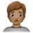 Person Frowning: Medium Skin Tone