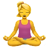 Woman In Lotus Position Emoji 🧘‍♀️ image - Apple style