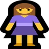 Woman Standing Emoji 🧍‍♀️ image - Microsoft Windows 10 Segoe UI Emoji style