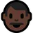Man: Dark Skin Tone