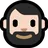 Person: Light Skin Tone, Beard
