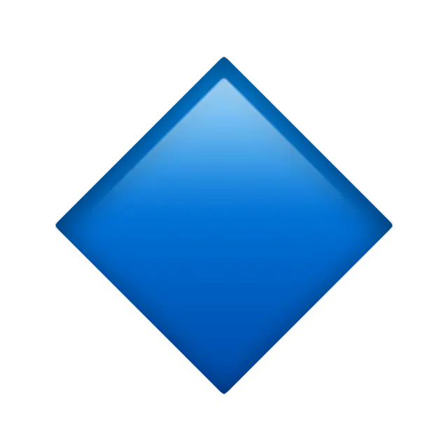 Pequeno diamante azul