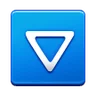 Heavy White Down-Pointing Triangle ⛛ image - Samsung style