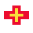 Flag: Guernsey