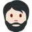 Person: Light Skin Tone, Beard