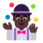 Man Juggling: Dark Skin Tone
