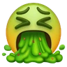 Emoji Faccia con vomito a bocca aperta 🤮 image - Huawei Harmony OS style