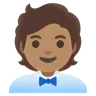 Office Worker: Medium Skin Tone Emoji 🧑🏽‍💼 image - Google Noto Color style