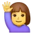 Woman Raising Hand